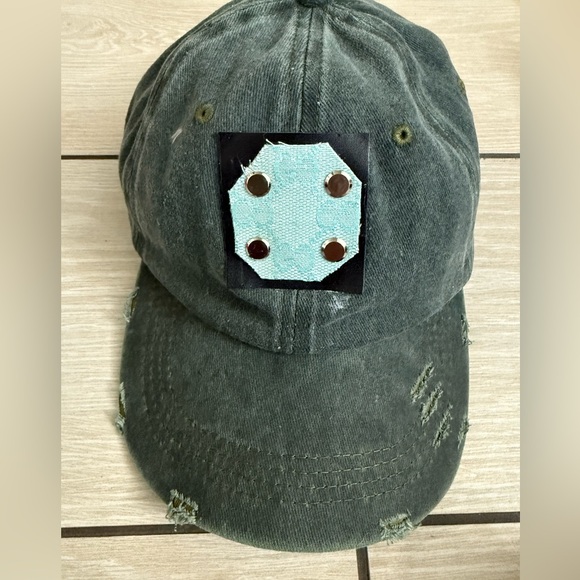Brand new Distressed Upcycled Gucci Cap with Patching - Picture 1 of 6